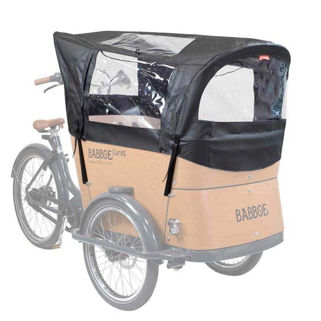 Babboe regentent Curve - zwart PVC - inclusief tentstokken, Info@accell.nl, Babboe, Wilmershof 73, Verzenden