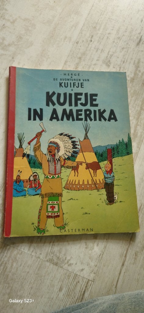 Meerdere oude kuifjes met 1e druk ertussen, Boeken, Gelezen, Eén stripboek, Ophalen of Verzenden, Hergé