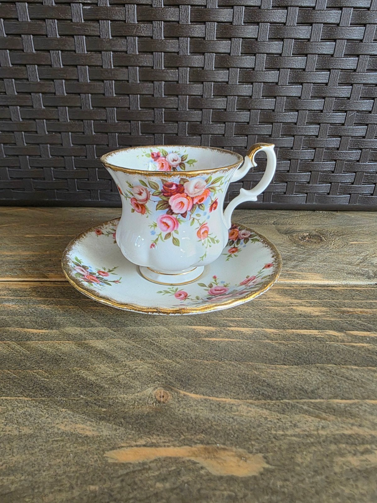 Royal Albert Old Country Roses theekop en schotel, Ophalen of Verzenden