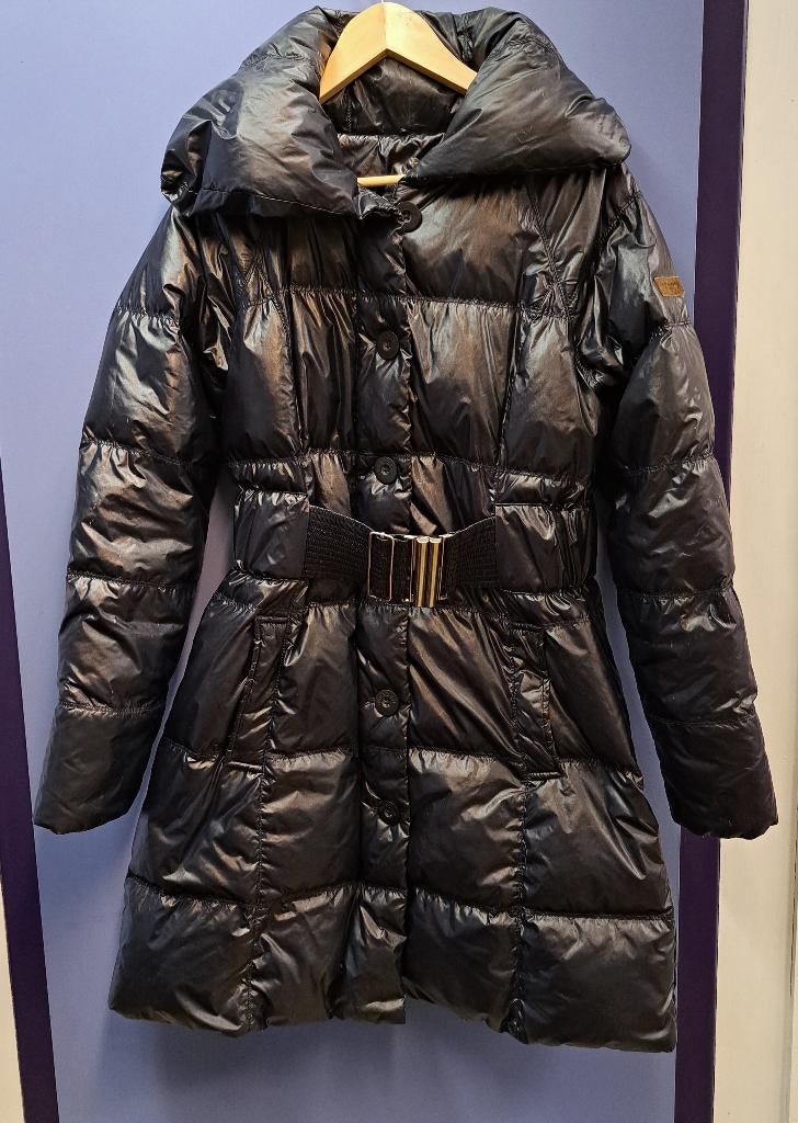 Moscow winterjas parka lak donkerblauw BKEUZE mt M nr 47088, Maat 38/40 (M), ., Ophalen of Verzenden, Moscow