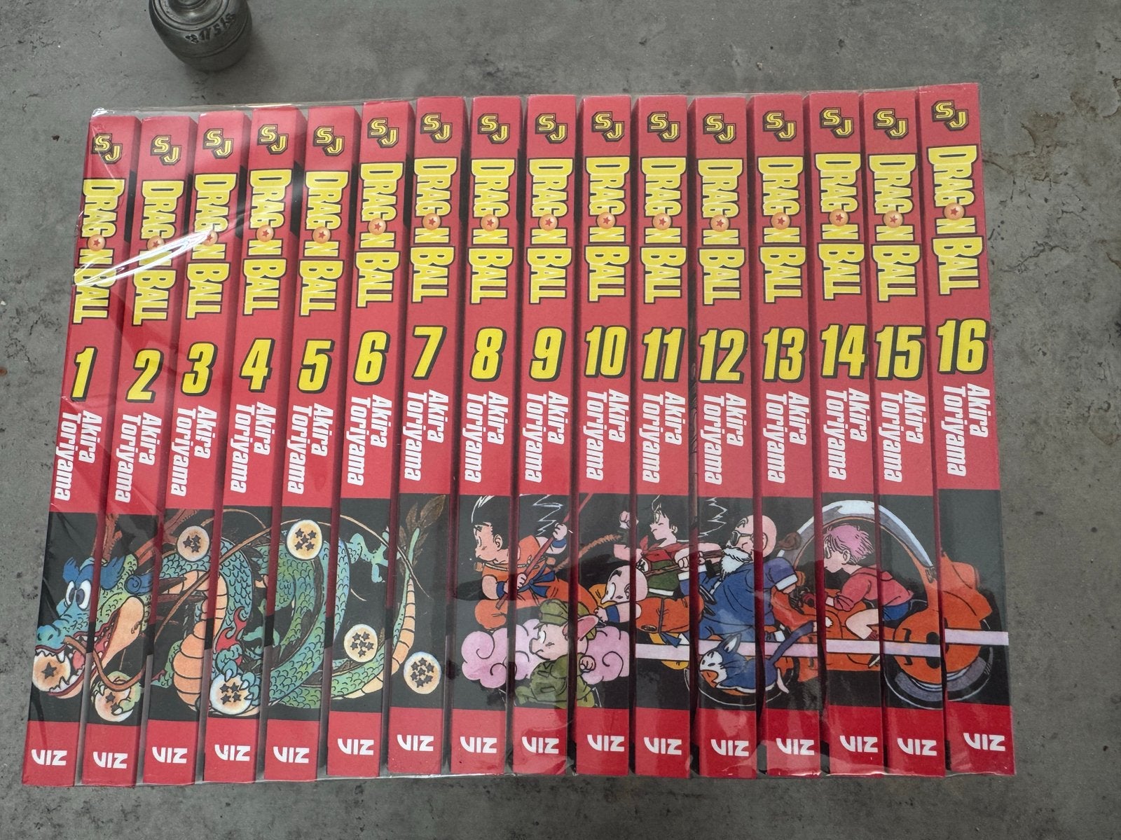 Dragon Ball Manga Complete Set Volumes 1-16, Complete serie of reeks, Ophalen of Verzenden, Zo goed als nieuw, Japan (Manga)