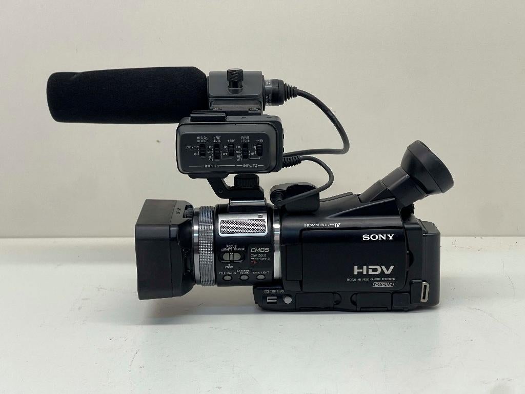 SONY HVR-A1E Semi-Pro HDV/Mini DV camcorder met veel extras, Jvc, N, Sony, Geheugenkaart