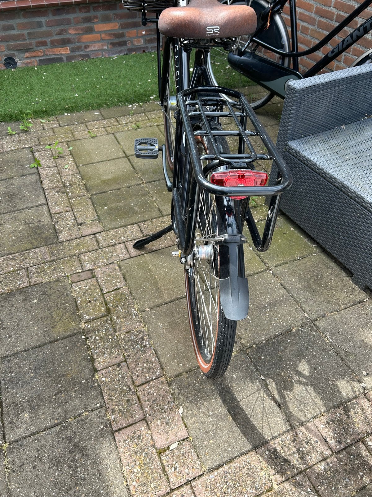 Gazelle stadsfiets zonder de mand, Fietsen en Brommers, Fietsen | Dames | Damesfietsen, Velgrem, Versnellingen, Ophalen of Verzenden