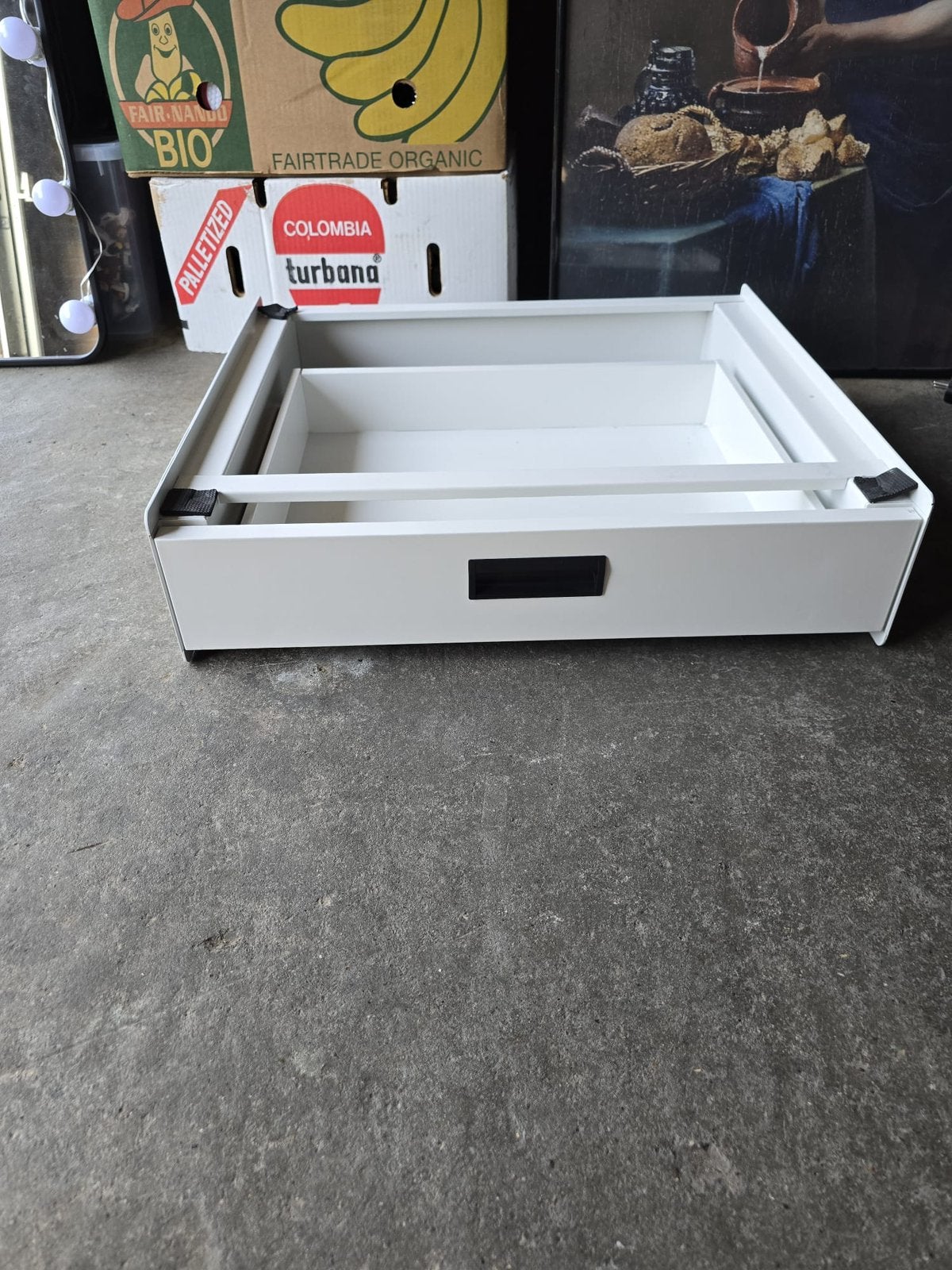 Tussenlade voor wasmachine en droger Z.g.a.n., Ophalen, Zo goed als nieuw
