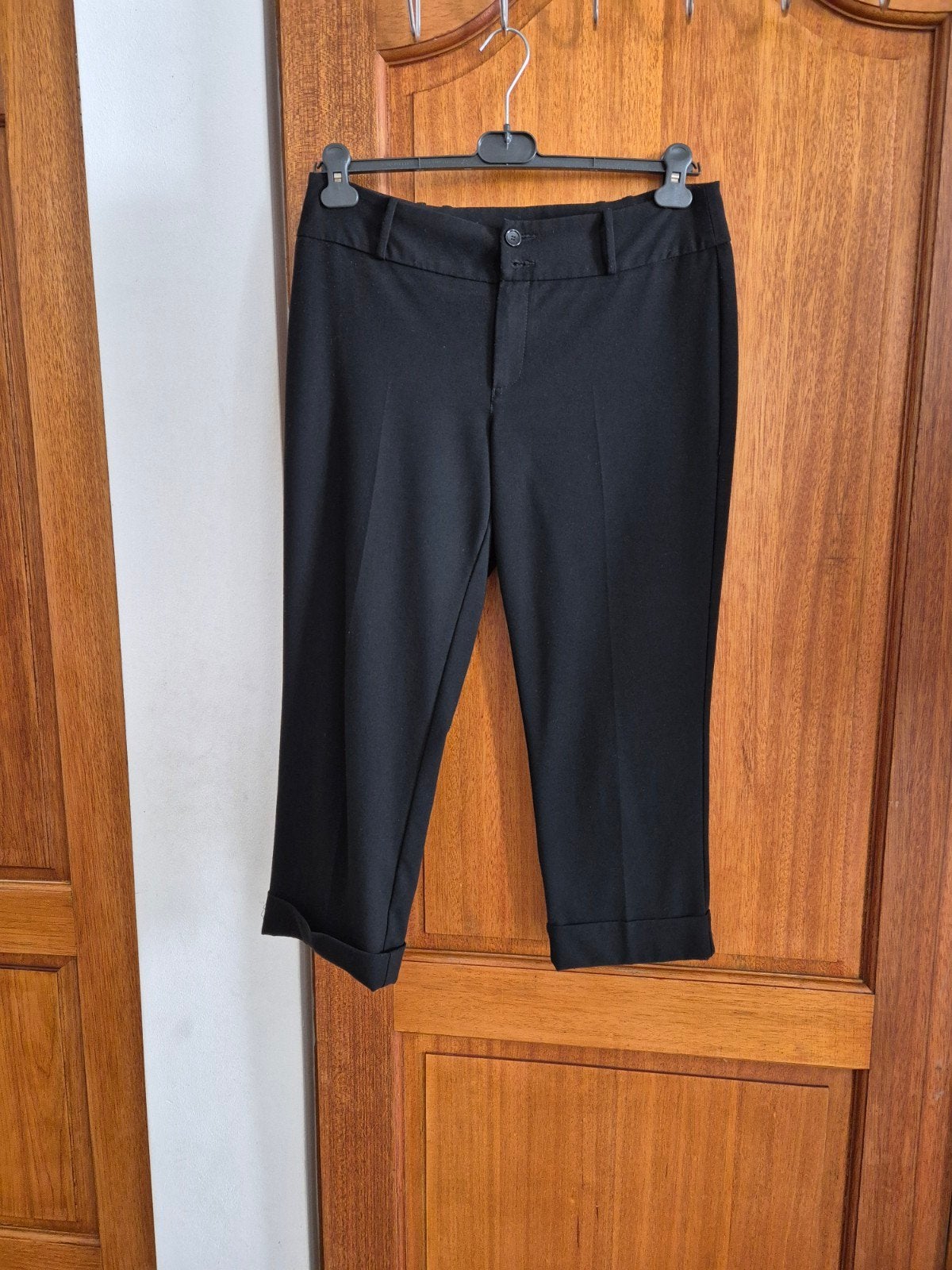 Broek, mt.40,Nieuw, Esperit, Maat 38/40 (M), Zwart, Ophalen of Verzenden, Driekwart