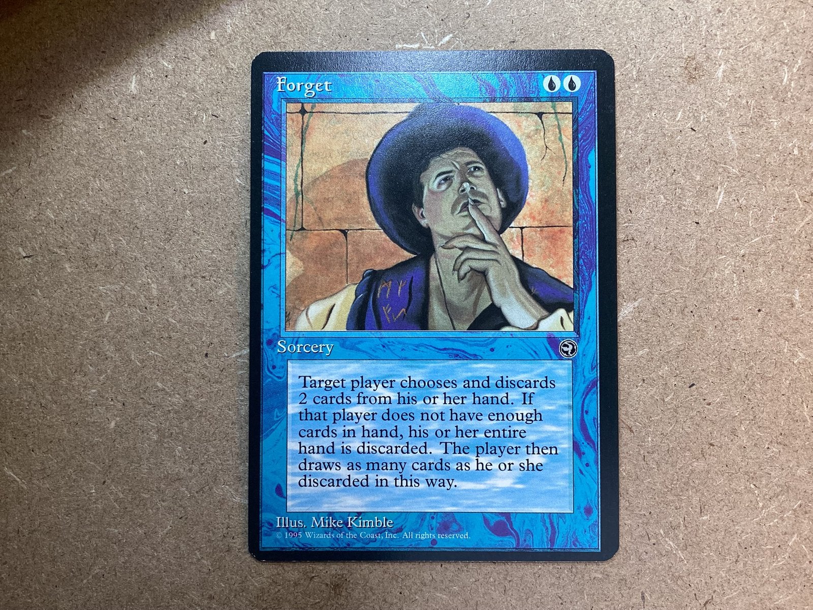 1x Forget (Near Mint), Ophalen of Verzenden, Zo goed als nieuw, Losse kaart