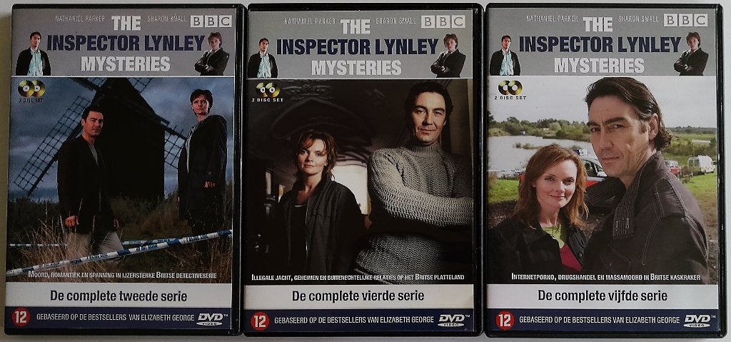 TV-Serie *** INSPECTOR LYNLEY MYSTERIES *** Seizoen 2+4+5, Engels, Nederlands, Ophalen of Verzenden, Zo goed als nieuw