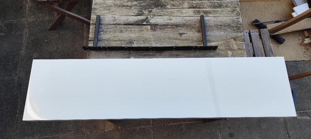 Ikea Lack zwevende boekenplank wit 110 x 26 cm, Ophalen, Gebruikt