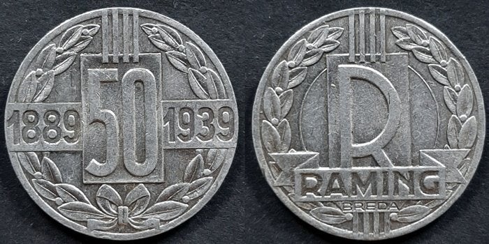 Raming Breda 50 1889-1939, Ophalen of Verzenden, Overige materialen, Nederland