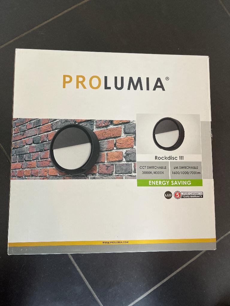 Buitenlamp Prolumia Led Rockdisc 3 , 2 stuks, Minder dan 50 watt, Ophalen of Verzenden, Netvoeding, Led