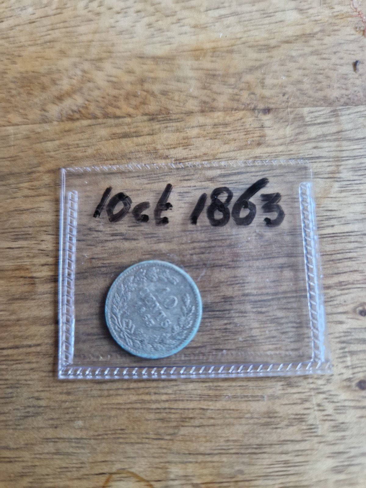 Zilveren 10 cent munt uit 1863 - Koning Willem III, Postzegels en Munten, Munten | Nederland, Ophalen of Verzenden