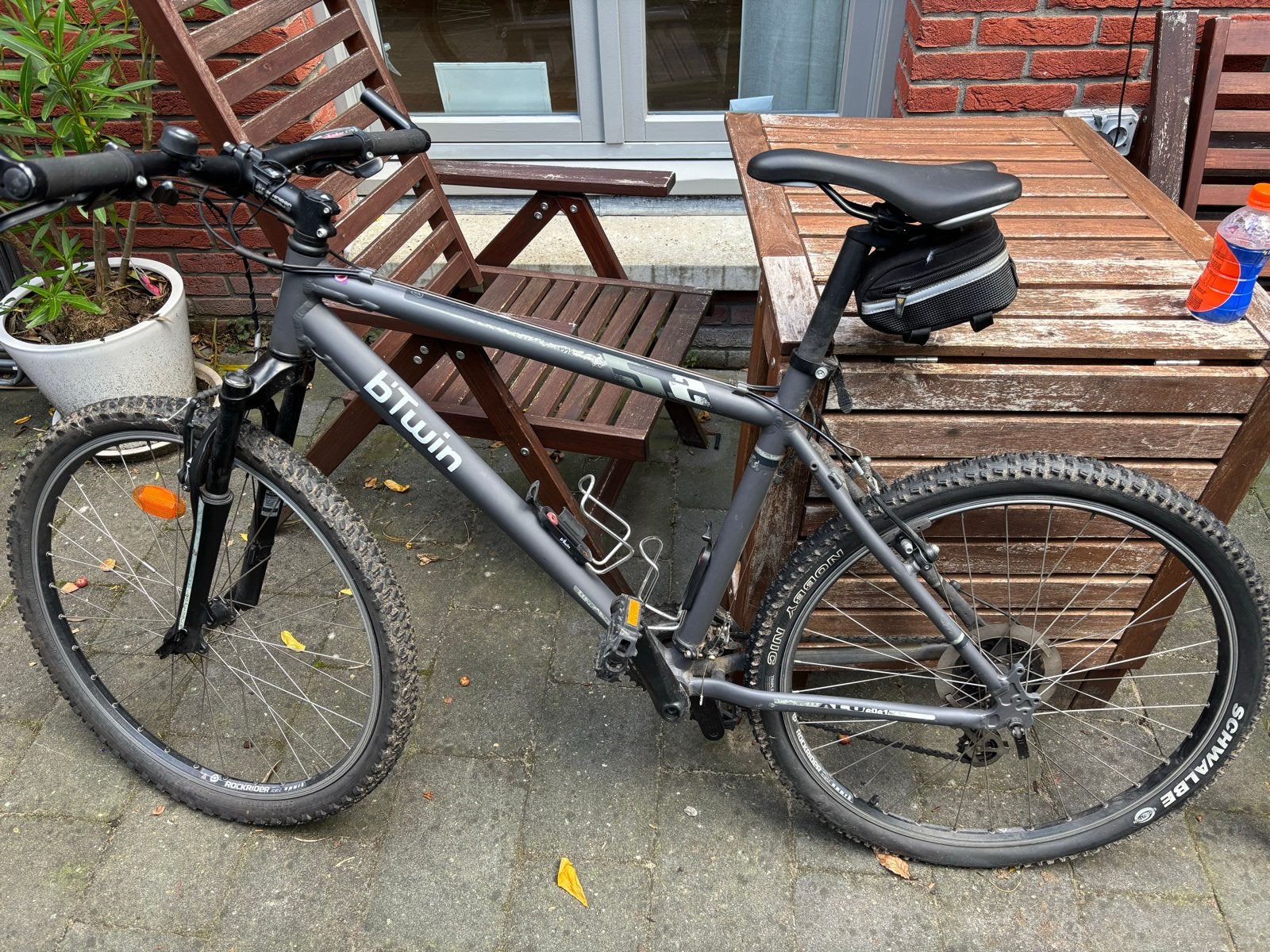 B'Twin Rockrider Mountainbike - Gebruikt, Gebruikt, Hardtail, 53 tot 57 cm, Ophalen