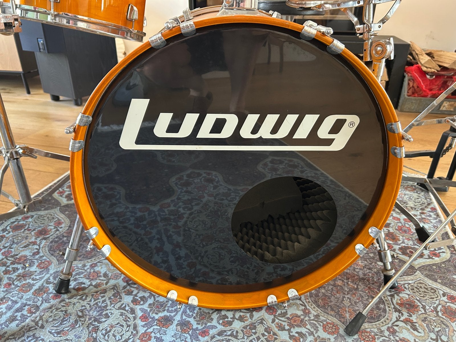Ludwig Rockers Elite Drumstel - Nette Conditie, Compleet, Muziek en Instrumenten, Drumstellen en Slagwerk, Ophalen, Gebruikt, Ludwig
