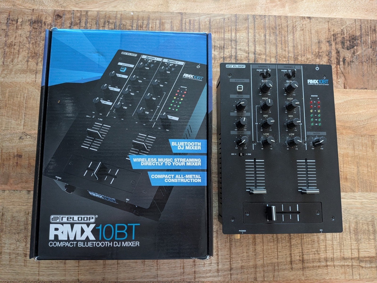 Reloop RMX-10BT Compacte Bluetooth DJ Mixer, Muziek en Instrumenten, Ophalen of Verzenden, Zo goed als nieuw, Dj-set, Reloop