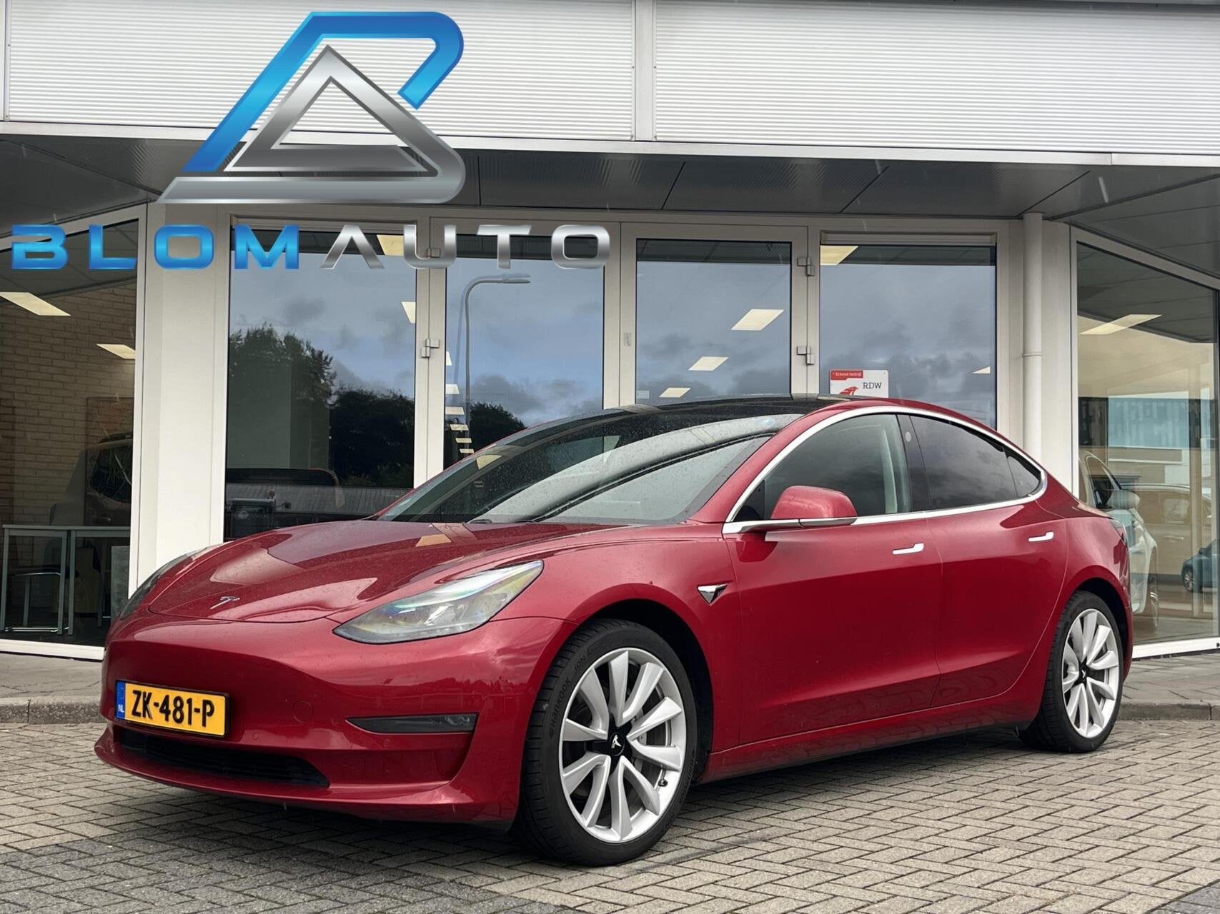 Tesla Model 3 Long Range AWD 75 kWh 352PK PERFORMANCE VELG, Automaat, Zwart, 351 pk, Stoelverwarming
