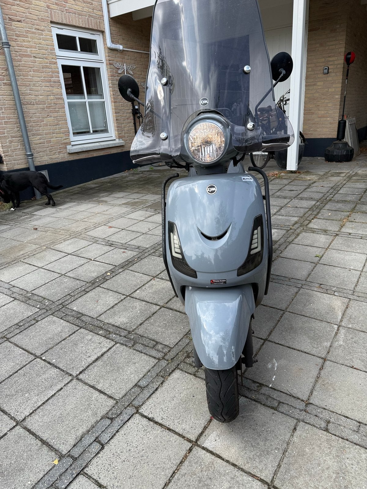 Sym Fiddle II Nardo Grijs Scooter met valbeugels, Ophalen, Gebruikt, SYM, Benzine