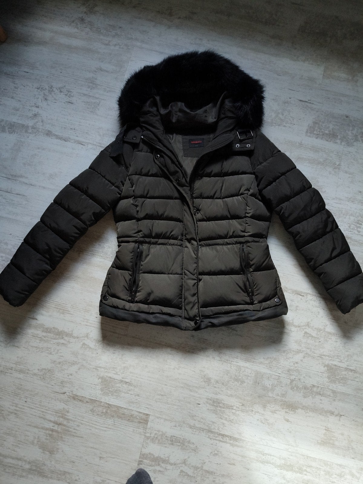 Mooie winterjas, Kleding | Dames, Megusto, Zo goed als nieuw, Groen, Ophalen