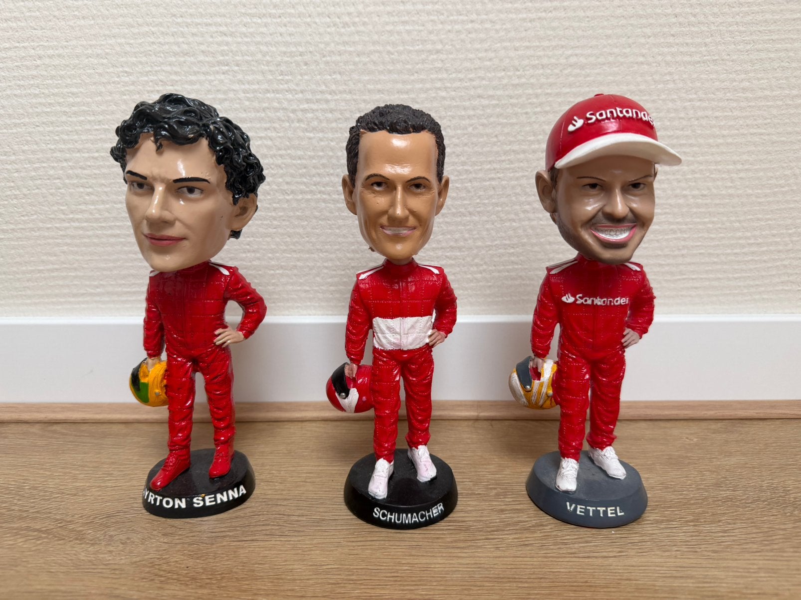 Formule 1 courreurs Senna Vettel Schumacher, Ophalen of Verzenden, Zo goed als nieuw