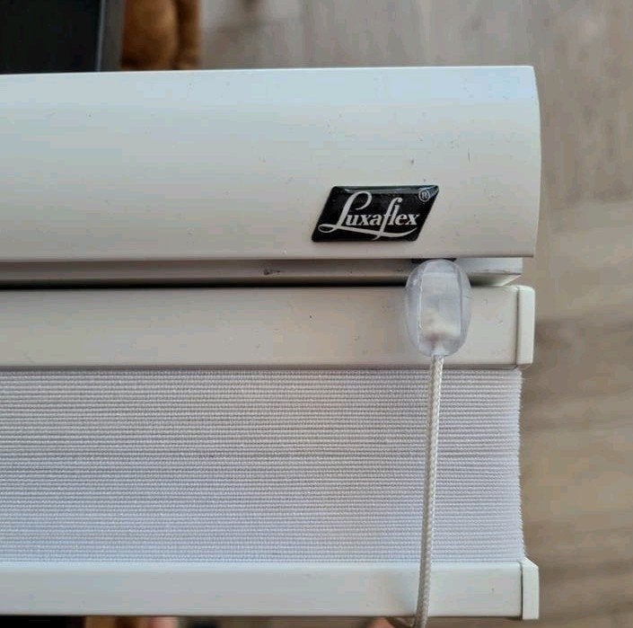 Luxaflex duette shade topdown dubbelisolerend 1.17m breed, Ophalen of Verzenden, Zo goed als nieuw, Wit