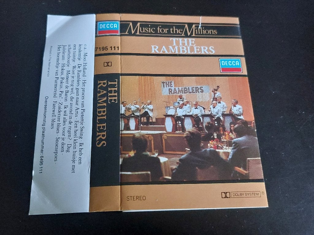 THE RAMBLERS - THE RAMBLERS (MC), 1 bandje, Ophalen of Verzenden, Zo goed als nieuw, Origineel