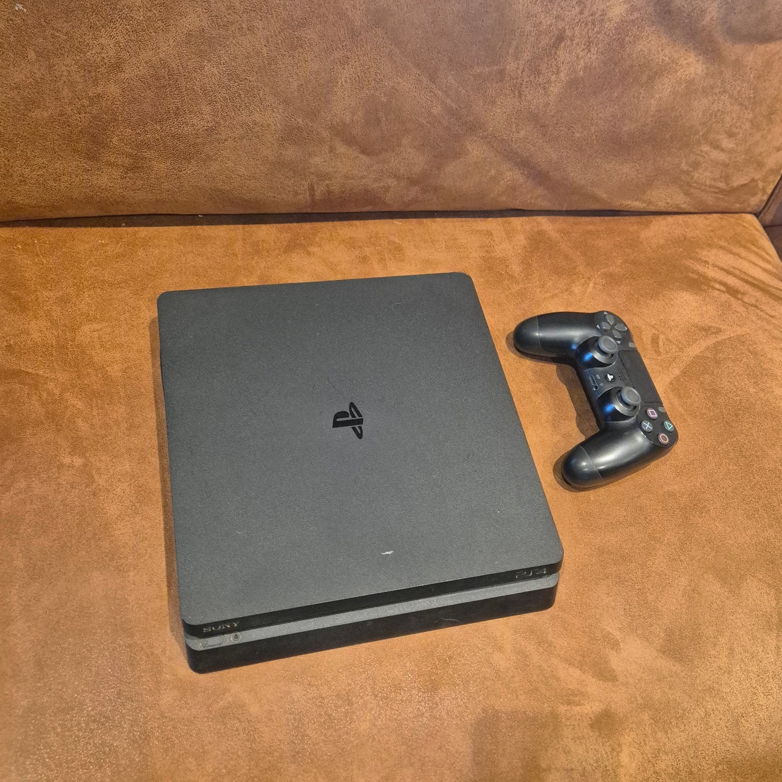 Sony PlayStation 4 Slim, Ophalen, Gebruikt, Met 1 controller, Slim