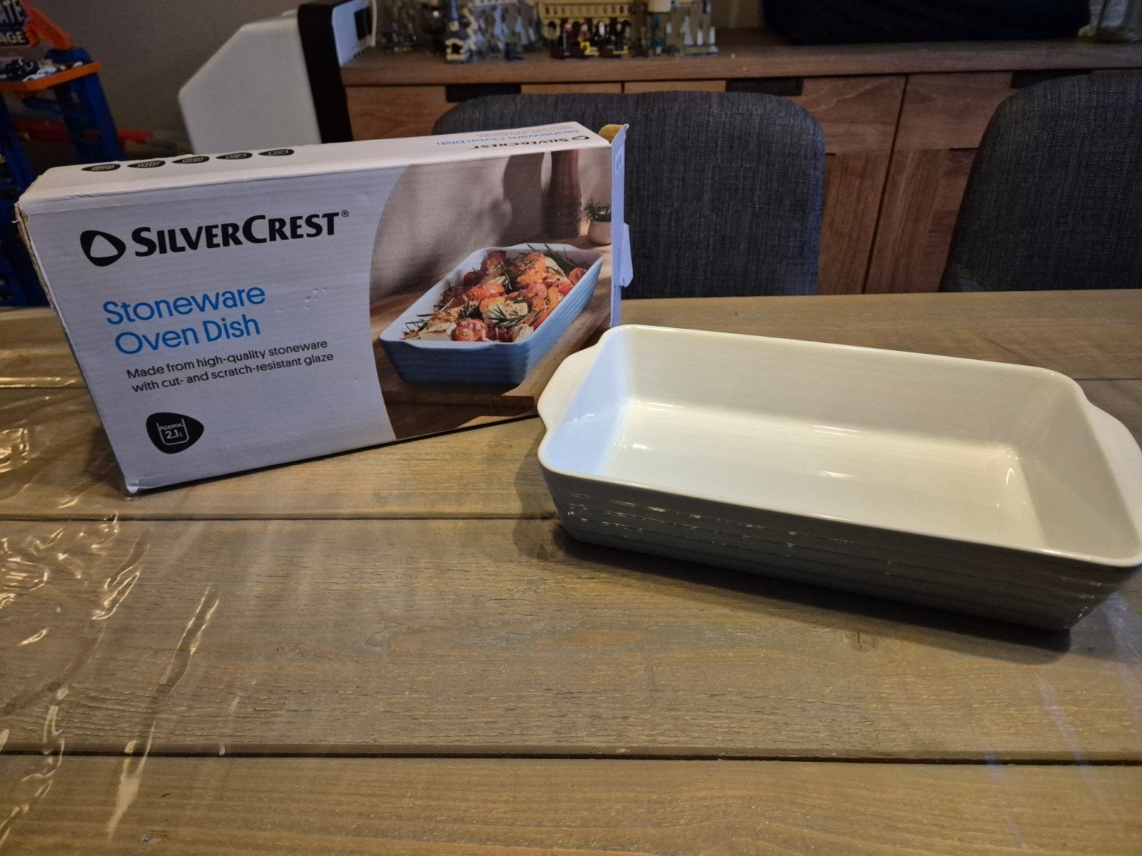 SilverCrest Stoneware Ovenschaal - Nieuw in doos, Ophalen, Overige typen, Nieuw, Steen/keramiek
