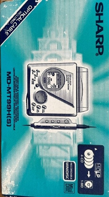 Sharp MD-MT99(HS) Portable MiniDisc Recorder – Nieuw in doos, Audio, Tv en Foto, Walkmans, Discmans en Minidiscspelers, Ophalen