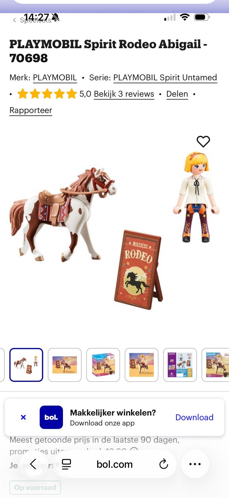 Playmobil Abigail 70698, Complete set, Overige typen, Ophalen of Verzenden, Zo goed als nieuw