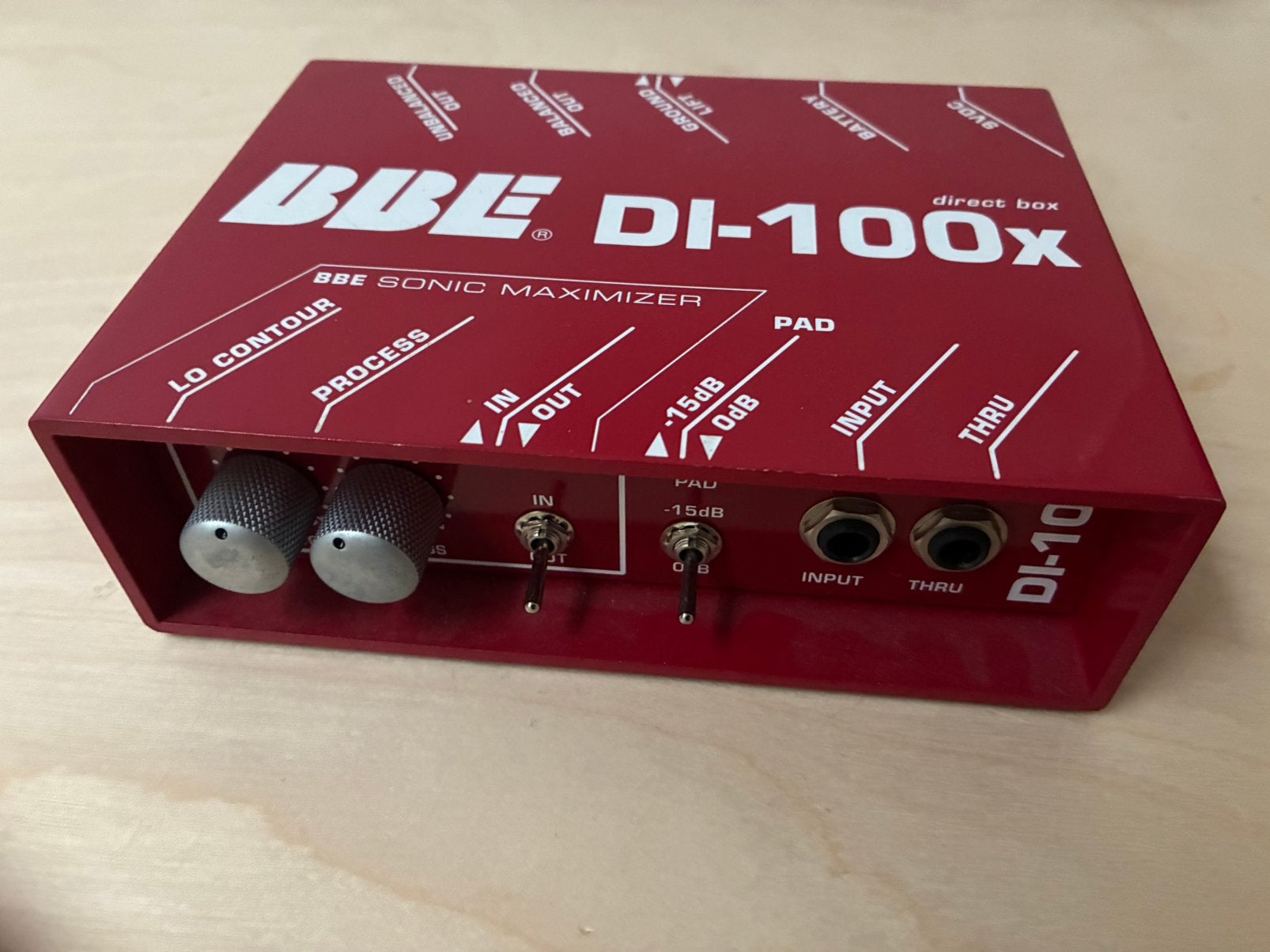 BBE Sonic Maximizer DI-100X – Bass preamp / DI box, Muziek en Instrumenten, Effecten, Ophalen of Verzenden, Zo goed als nieuw