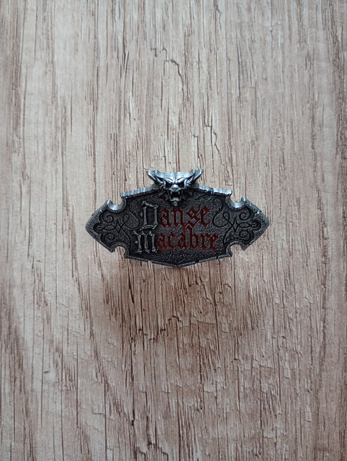 Danse Macabre Pin, Ophalen of Verzenden, Nieuw, Button of Speldje