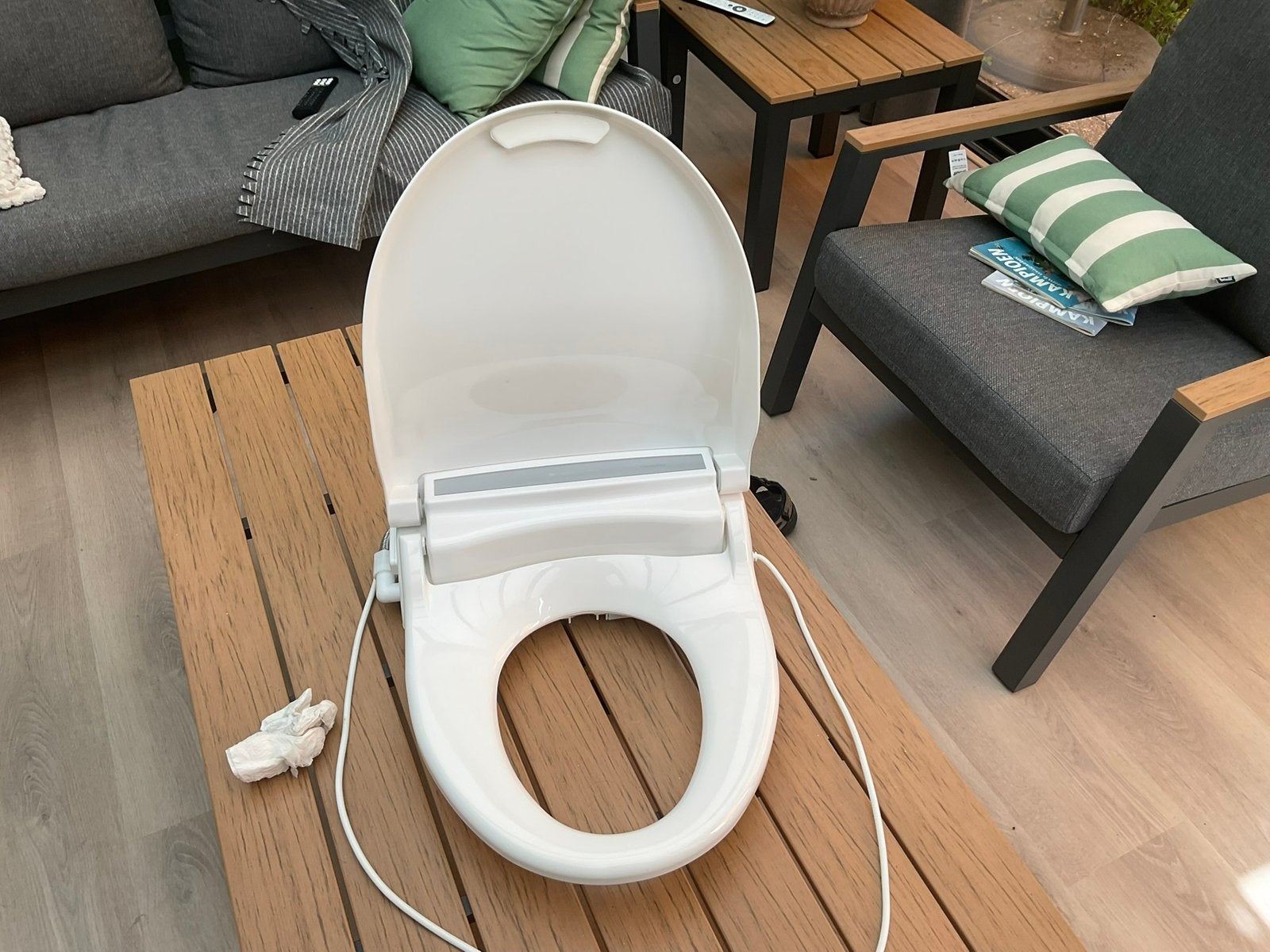Douche Toilet, Bidet, Doe-het-zelf en Verbouw, Sanitair, Ophalen, Zo goed als nieuw, Douche