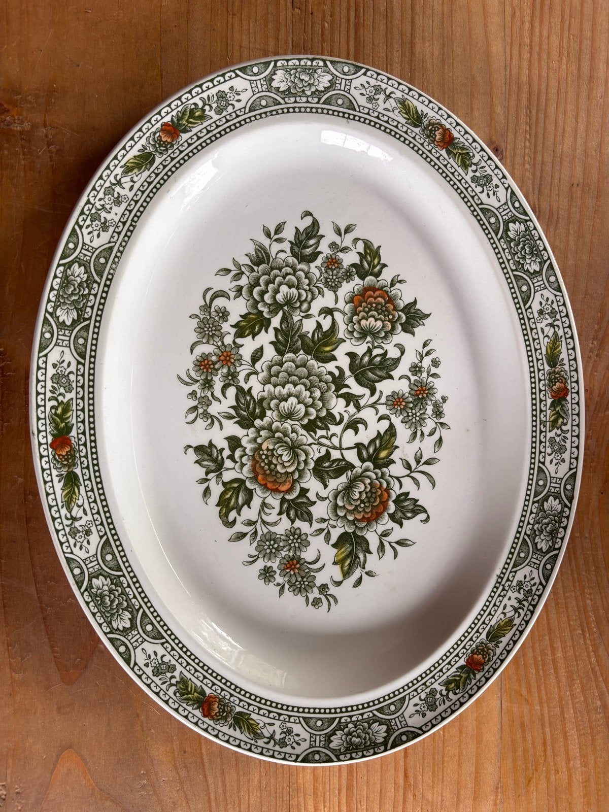 Vintage Ridgeway Staffordshire Canterbury ovale schaal, Antiek en Kunst, Ophalen of Verzenden