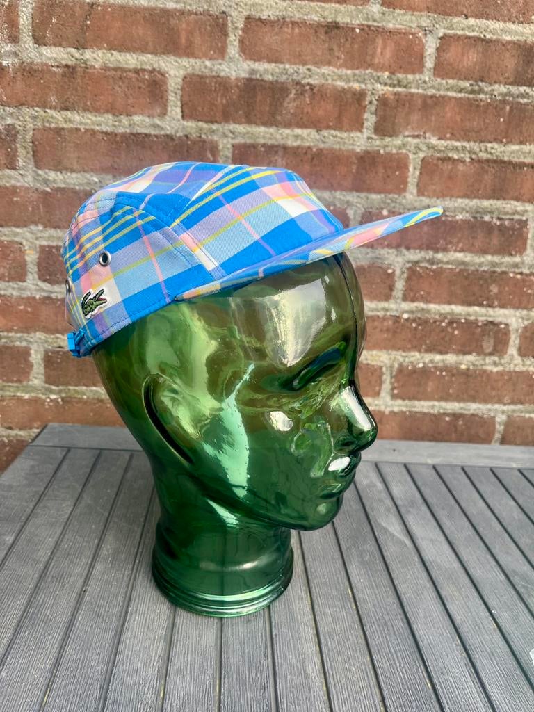 Lacoste small multicolor girolle pet cap hat casquette new, Verzenden, Nieuw, 57 cm (M, 7⅛ inch) of minder, Pet