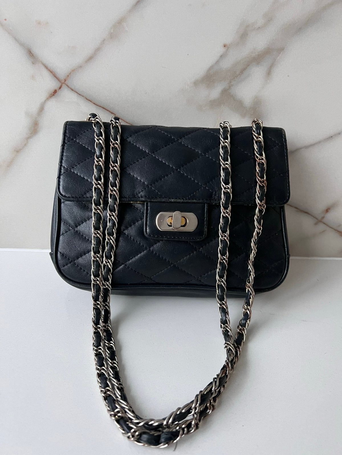 LÄIMBOCK VINTAGE ECHT LEREN LEER CROSSBODY TAS SCHOUDERTAS, Ophalen of Verzenden, Gebruikt, Zwart, Schoudertasje