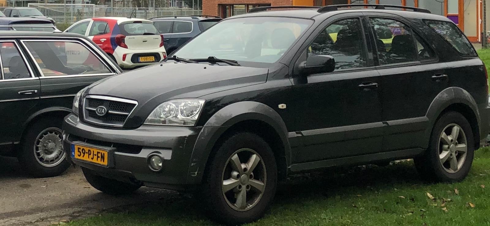 Kia Sorento 2.4 I 16V 2004 Zwart, 4 cilinders, 138 pk, Zwart, Origineel Nederlands