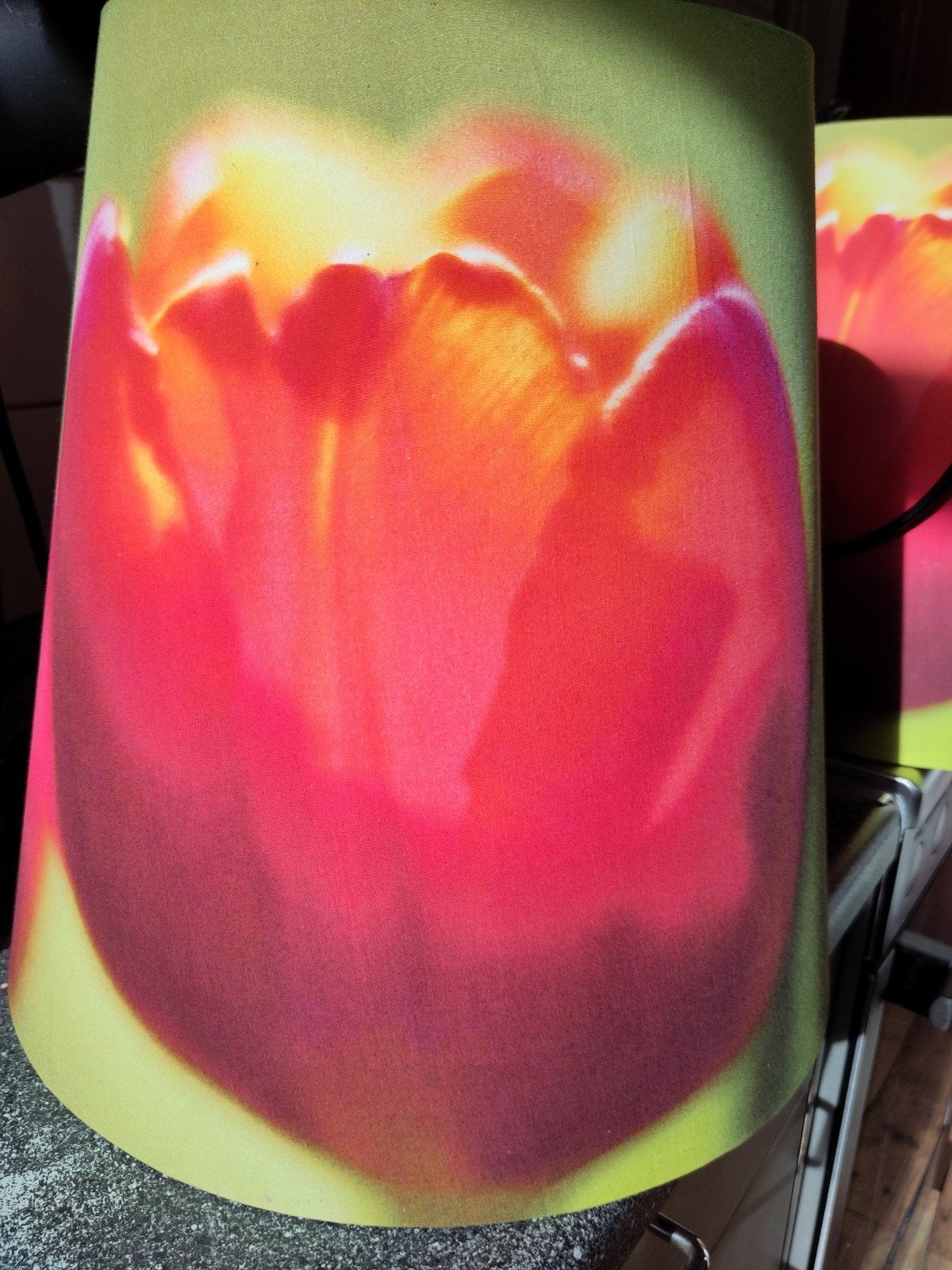 Drie Vintage IKEA Lampenkappen met Tulpenprint (2011), Ophalen