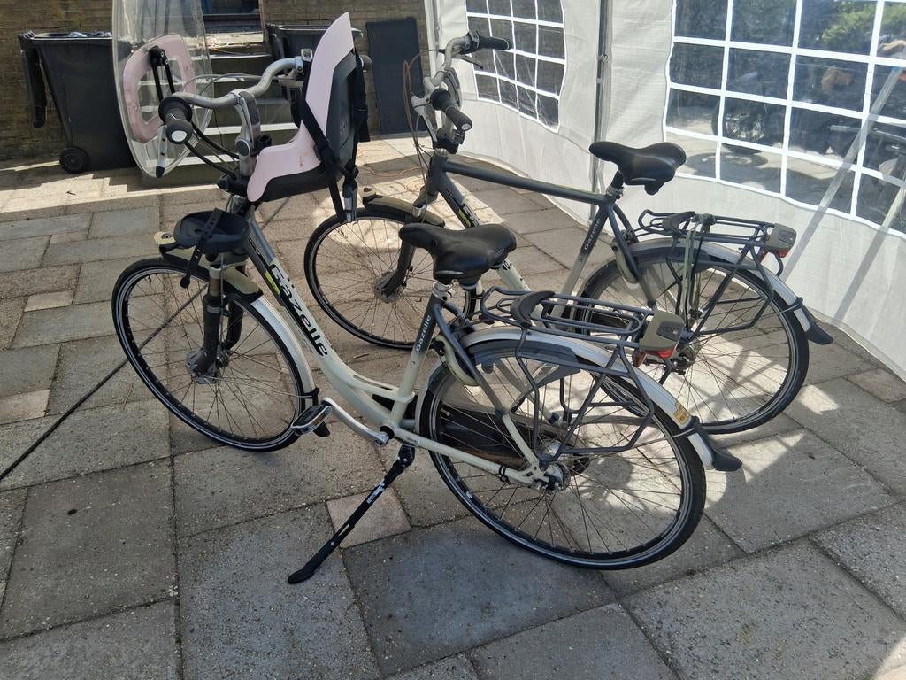 Dames en herenfiets gazelle, Fietsen en Brommers, Fietsen | Dames | Damesfietsen, Ophalen of Verzenden, Gebruikt, Gazelle