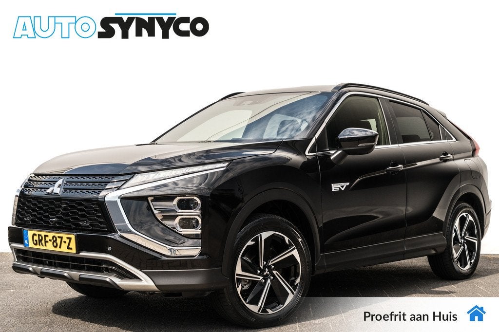 Mitsubishi Eclipse Cross 2.4 PHEV Plus I Trekhaak I Camera I, Auto's, Mitsubishi, 188 pk, 4 cilinders, Met garantie (alle), Zwart
