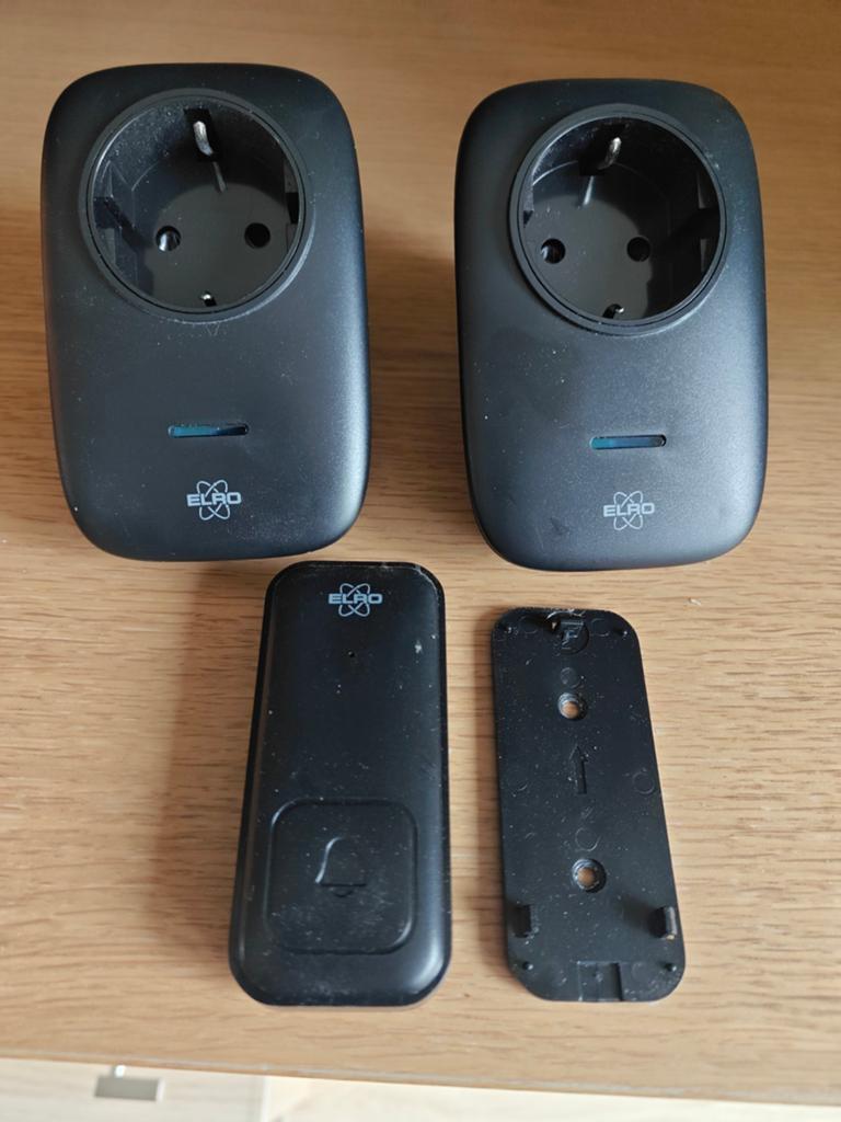 ELRO DB4000PL Draadloze deurbel met 2 stopcontact ontvangers, Ophalen of Verzenden, Zo goed als nieuw, Overige typen