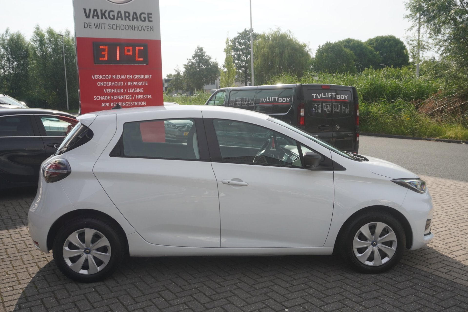 Renault ZOE R110 Life 52 kWh / Climate control / Carplay, Auto's, Renault, Stof, Gebruikt, Zwart, Wit
