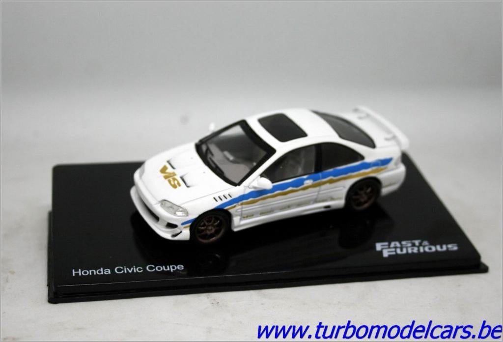 Honda Civic Coupé 1/43 Altaya Fast & Furious, Hobby en Vrije tijd, Modelauto's | 1:43, Ophalen of Verzenden, Nieuw, Auto, Overige merken