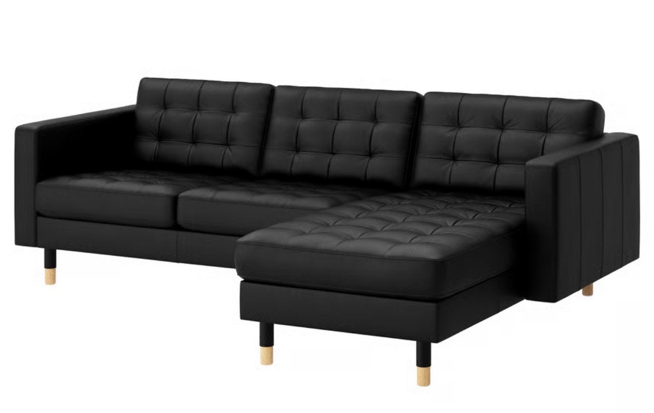 Ikea LANDSKRONA 3-zitsbank, Huis en Inrichting, Banken | Sofa's en Chaises Longues, Ophalen, Overige materialen, Nerfleer, Driepersoons