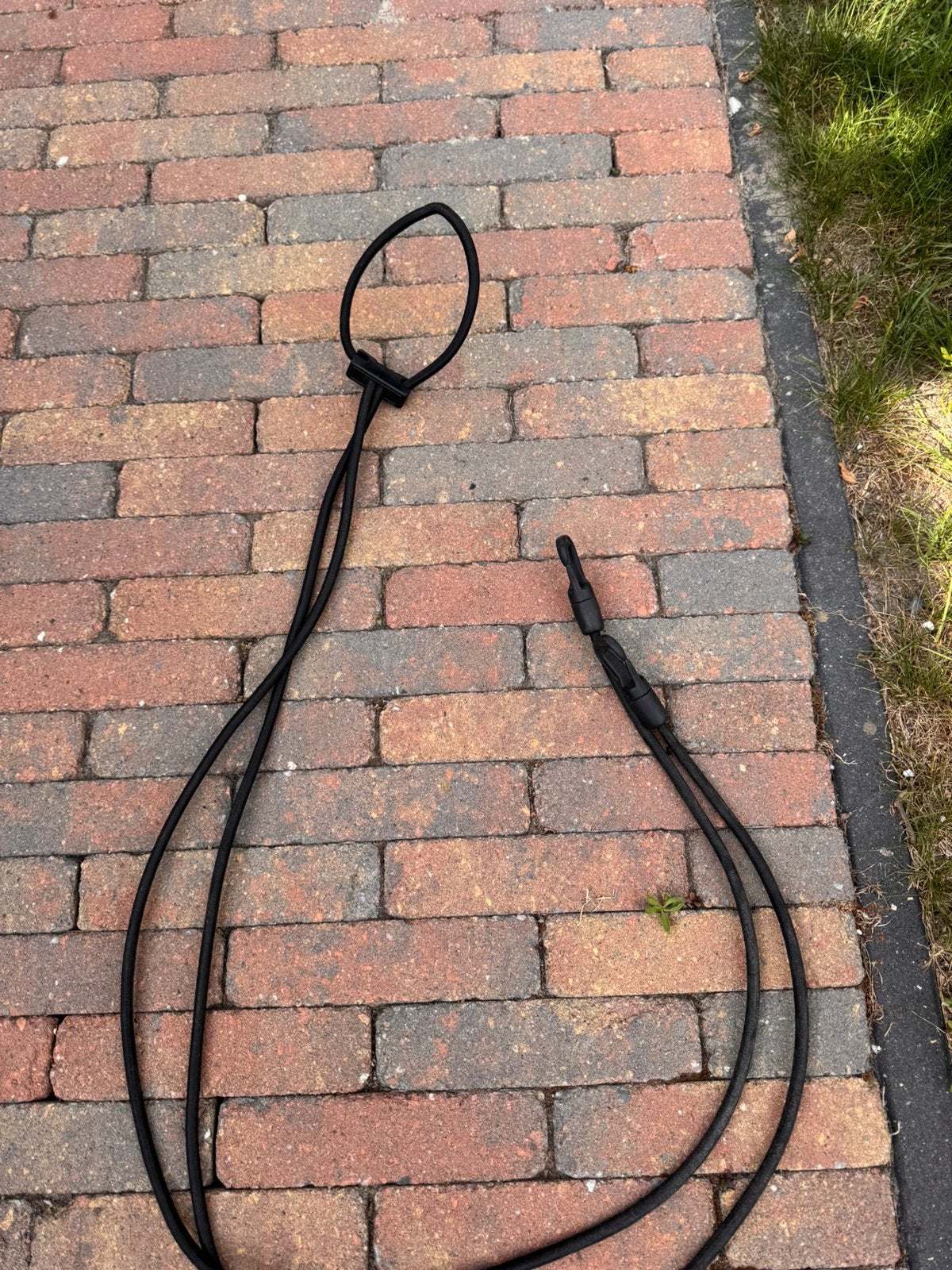 Elastische bijzetteugel / Halsverlenger paard - zwart, Dieren en Toebehoren, Paarden en Pony's | Hoofdstellen en Tuigage, Zo goed als nieuw