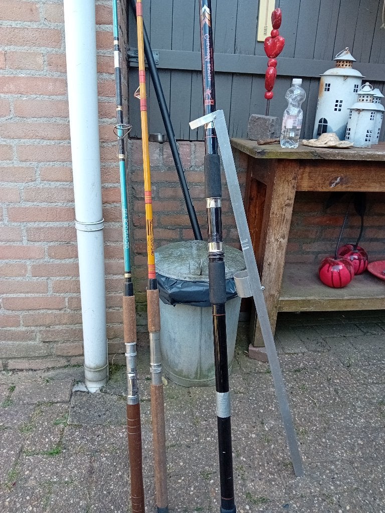 vishengels  zeemolen foudraal, Ophalen, Zo goed als nieuw, Werphengel