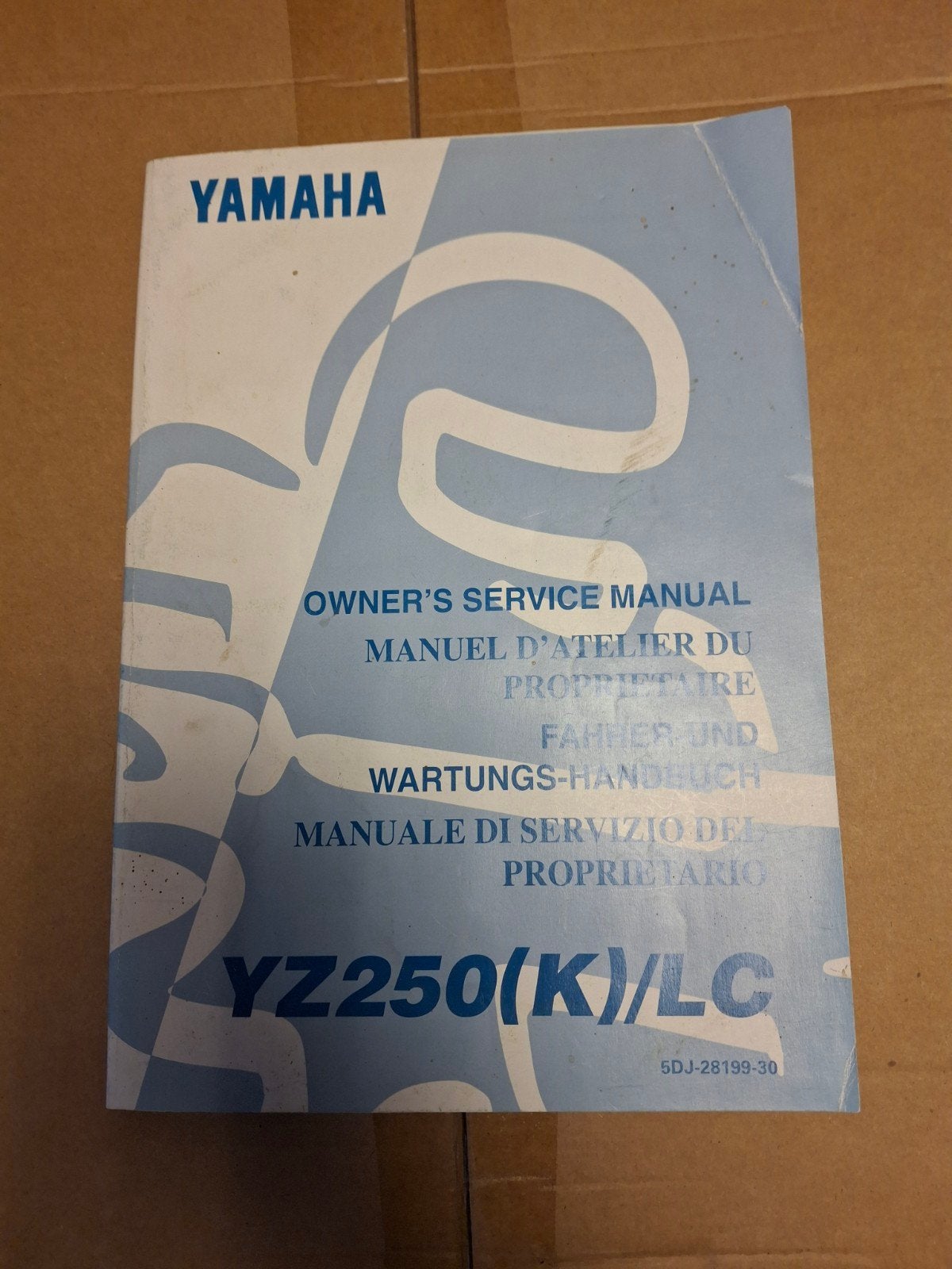 Yamaha YZ250(K)/LC Owner's Service Manual 1998, Ophalen of Verzenden