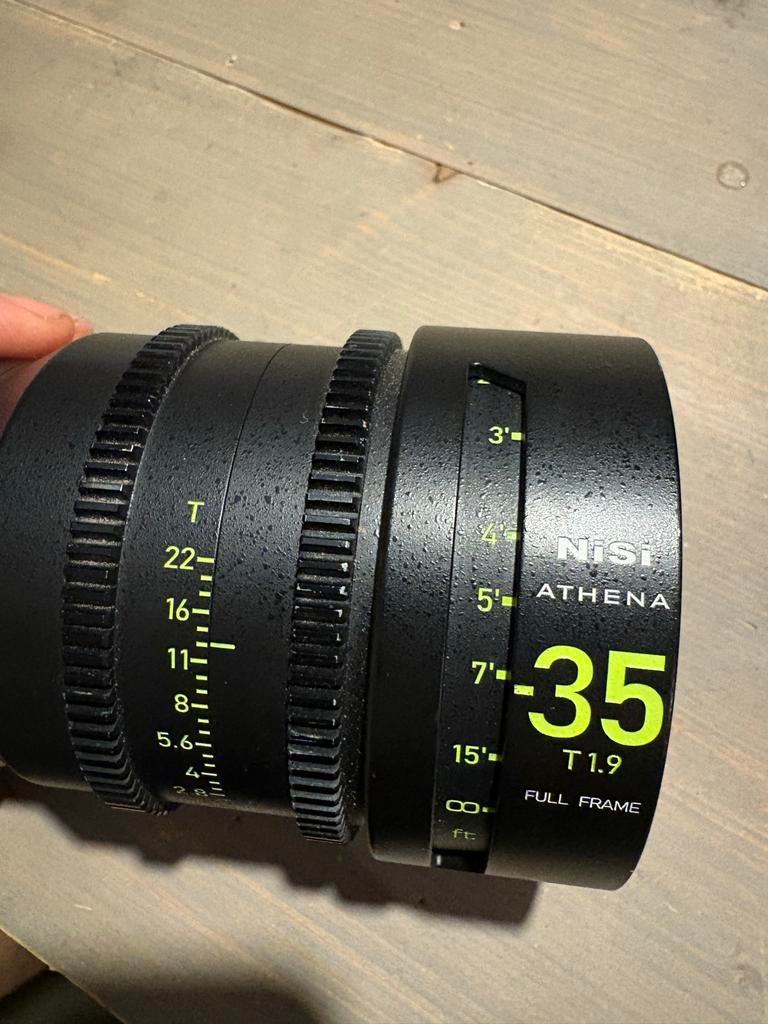 Nisi Athena 35mm cine lens (E-mount), Audio, Tv en Foto, Ophalen of Verzenden, Gebruikt, Standaardlens