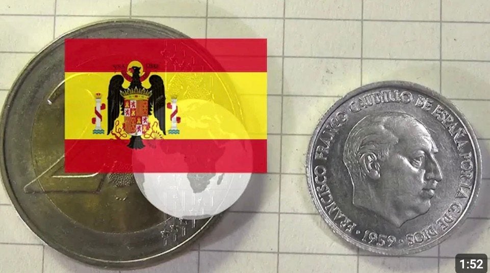 Munten Spain, Verzenden, Overige landen