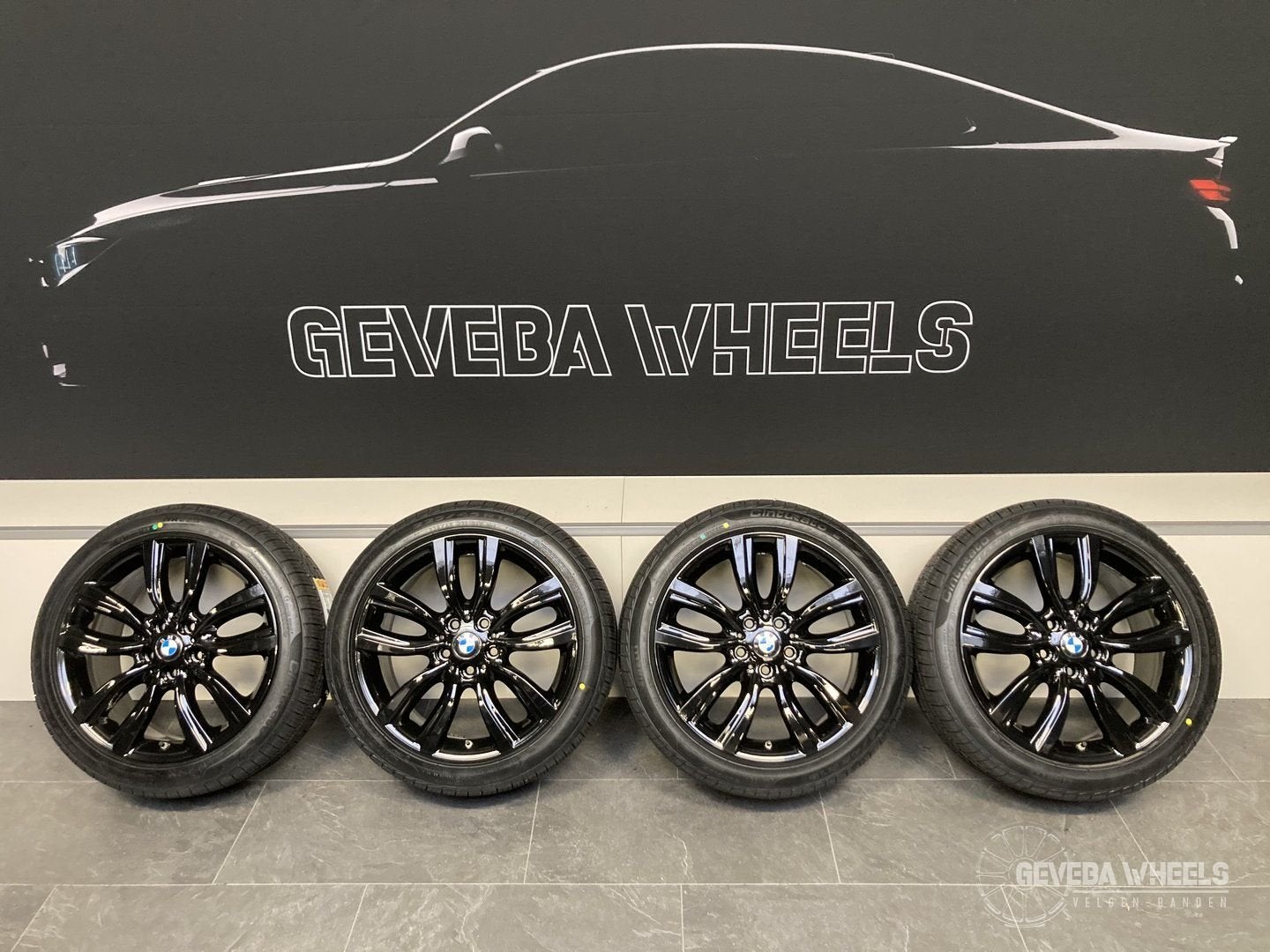 18” originele BMW 2 serie F45 F46 velgen + banden 5x112 485, Auto-onderdelen, Banden en Velgen, 18 inch, Gebruikt, -, -