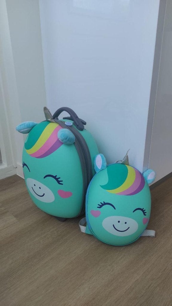 Kinderen reiskoffer / travel suitcase (set), Ophalen, Overige materialen, Wieltjes, Minder dan 50 cm