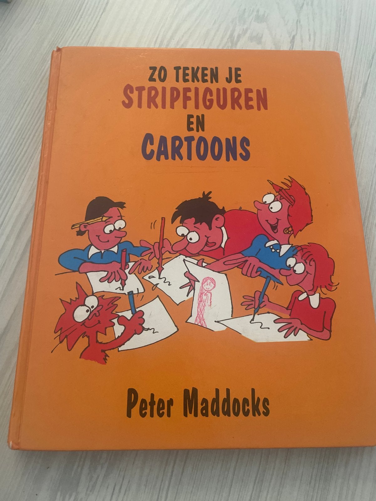 Maddocks - Zo teken je stripfiguren en cartoons, Ophalen of Verzenden, Zo goed als nieuw, Maddocks, Non-fictie